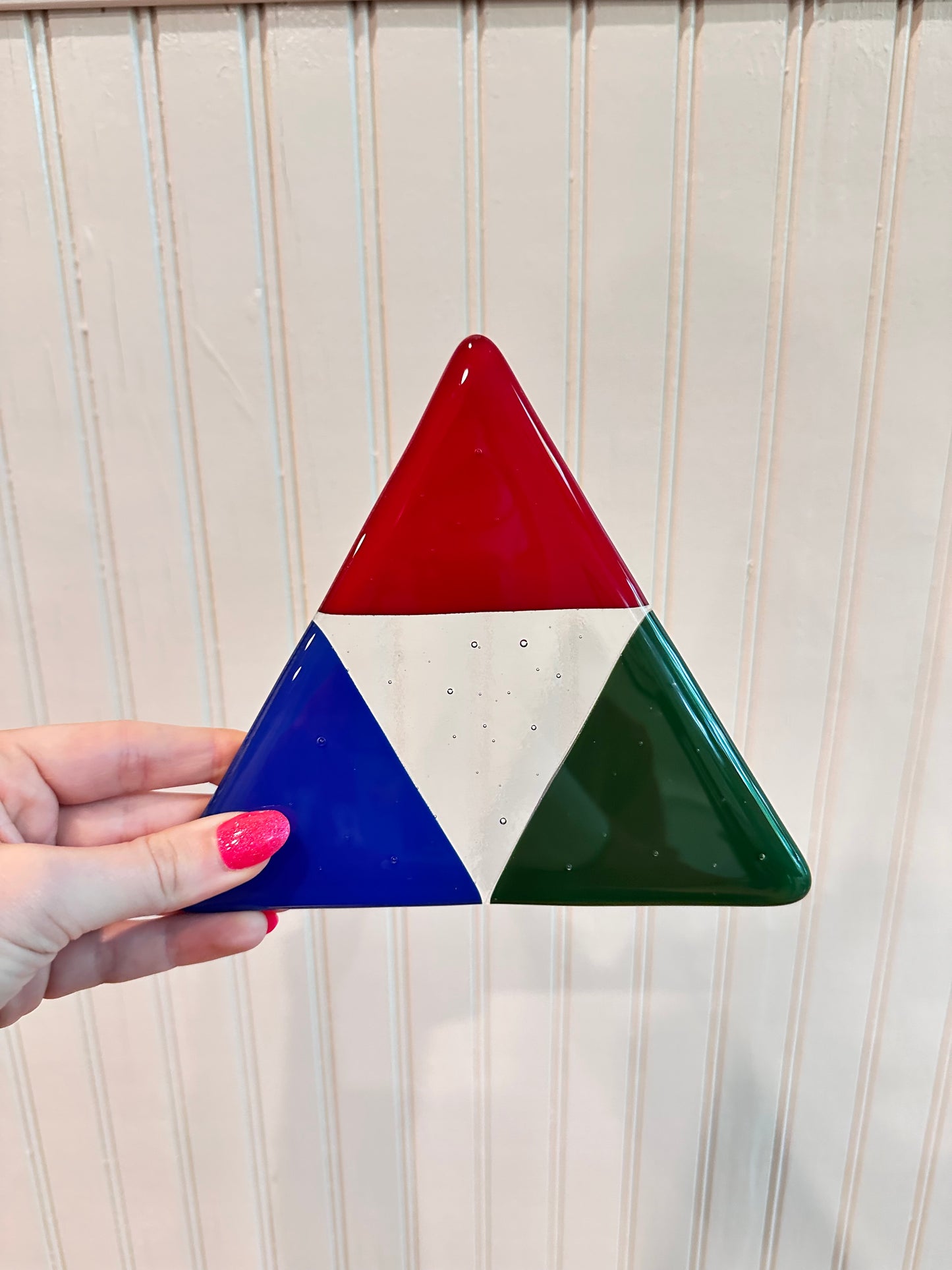 Fused Glass Triforce