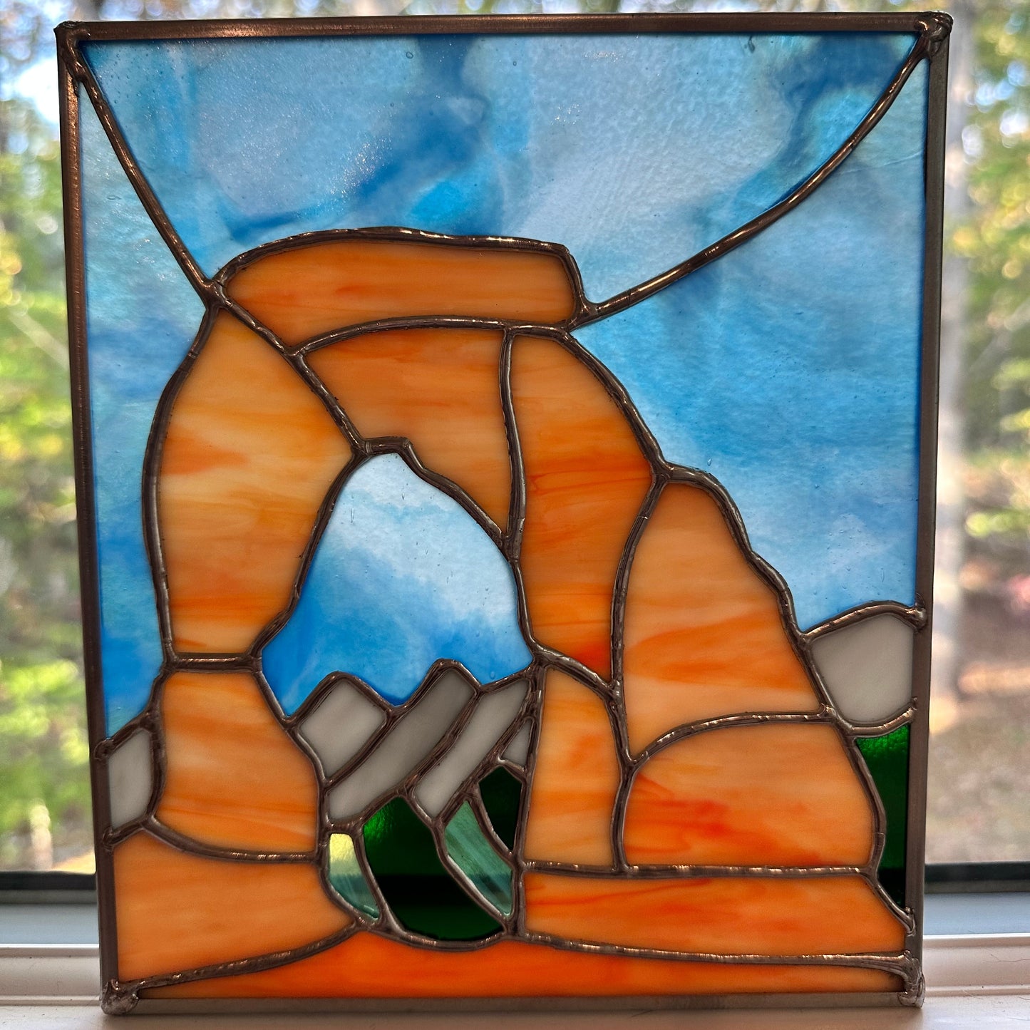 Delicate Arch Stained Glass Panel