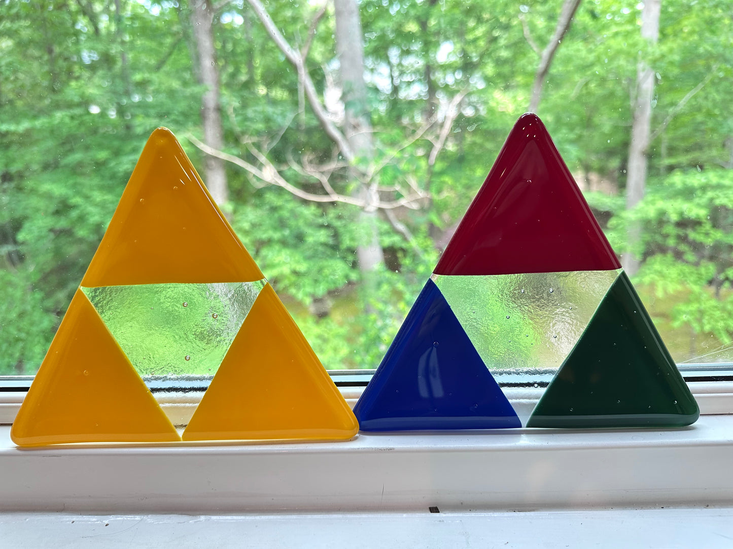 Fused Glass Triforce