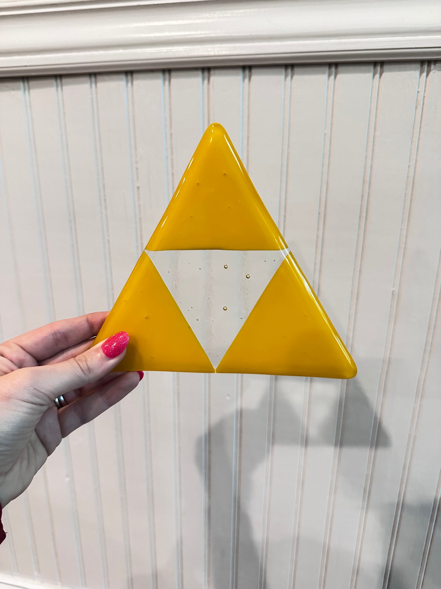 Fused Glass Triforce