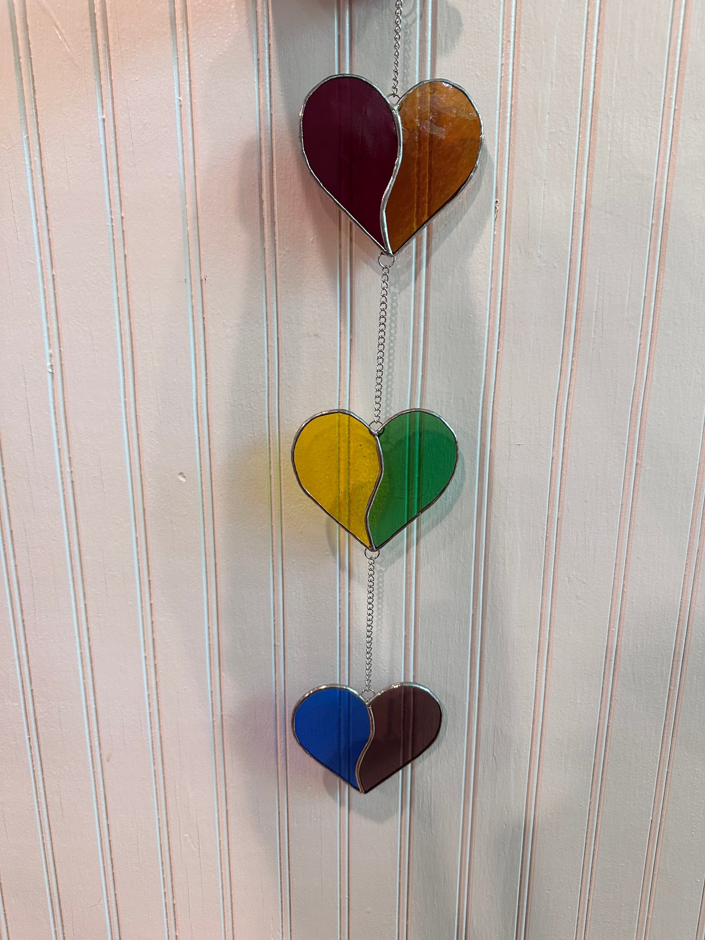 Rainbow Heart Suncatcher