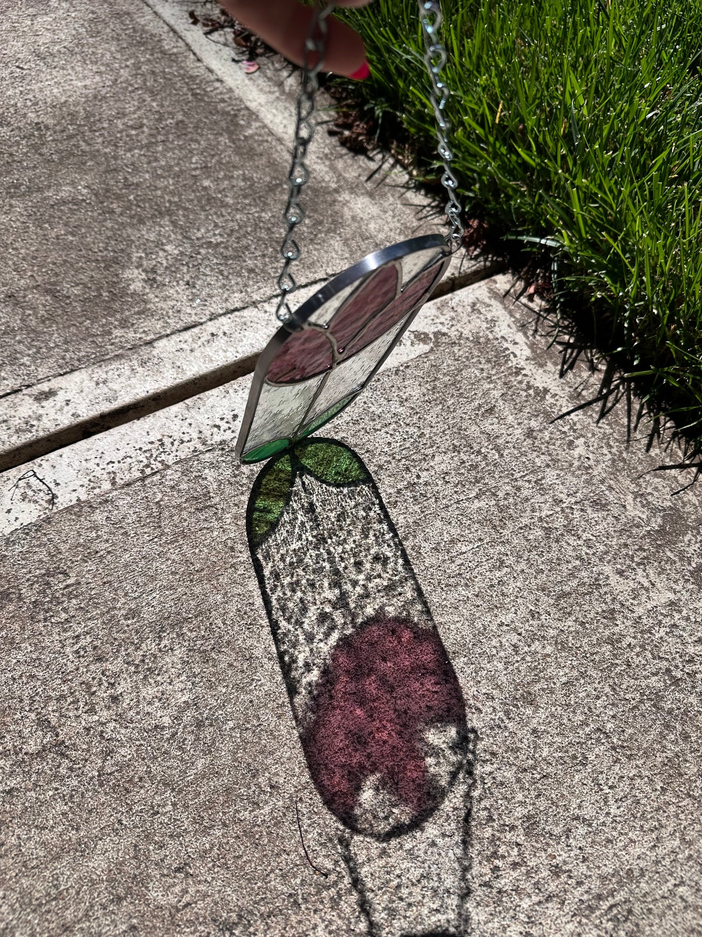 Purple Tulip Suncatcher