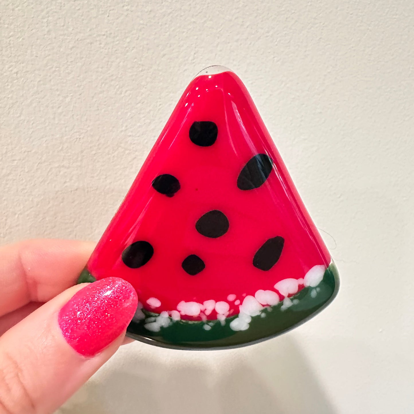 Watermelon Fused Glass Magnet