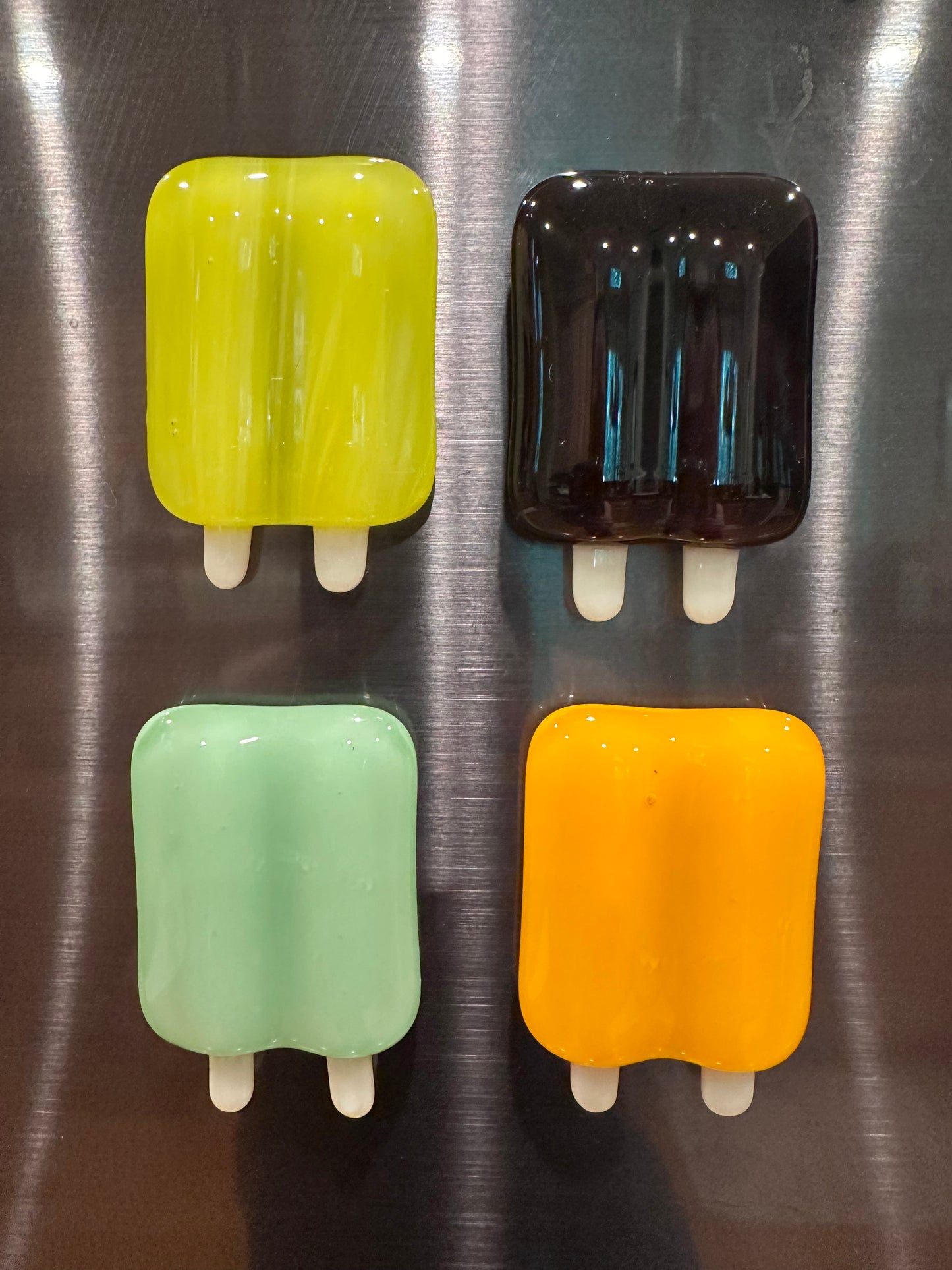 Double Pop Fused Glass Magnet