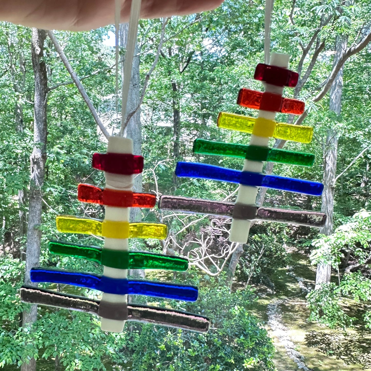 Rainbow Tree Ornament
